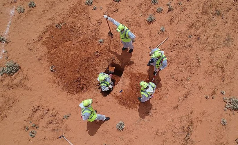 Terhune kentinde yeni bir toplu mezar bulundu