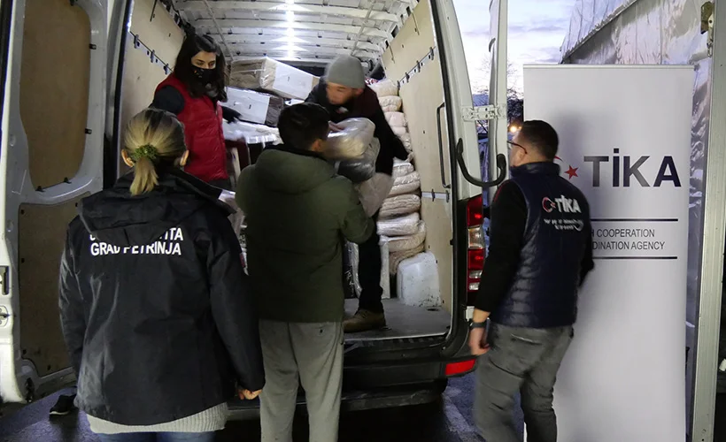 TİKA'dan, Hırvatistan'daki depremzedelere yardım