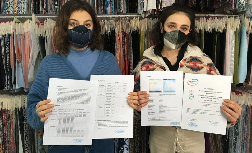 Üniversiteli kardeşler, koronavirüsü öldüren maske üretti