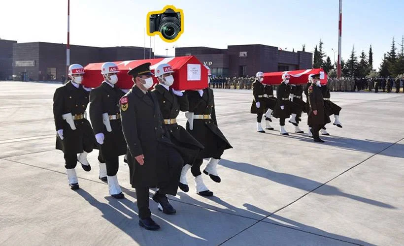 3 şehidin naaşı memleketlerine getirildi