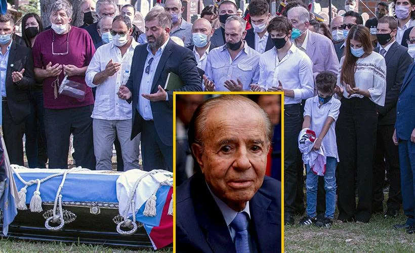 Carlos Menem, Müslüman mezarlığına defnedildi
