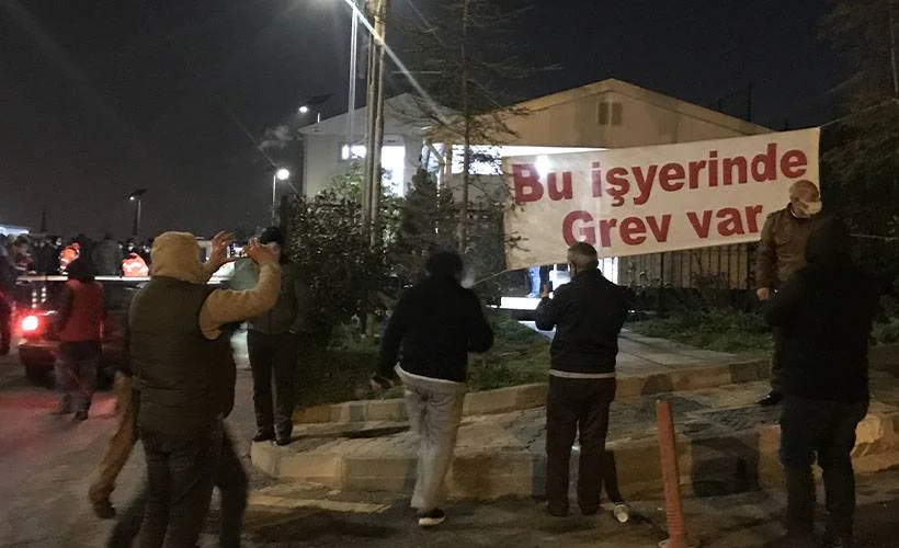 CHP'li Maltepe Belediyesi'nde işçiler greve başladı