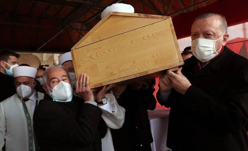 Cumhurbaşkanı Erdoğan, Hafız Abdullah Nazırlı'nın cenaze törenine katıldı