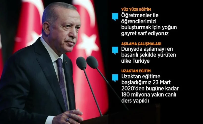 Cumhurbaşkanı Erdoğan: Önümüzdeki aylarda 20 bin öğretmenimizin daha atamasını yapacağız