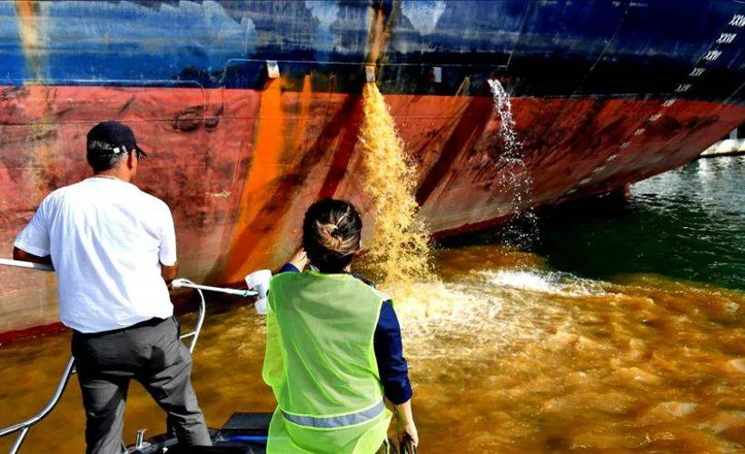 Doğu Akdeniz'i kirleten gemilere 7 milyon 386 bin 569 lira para cezası
