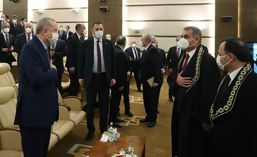 Erdoğan, İrfan Fidan'ın yemin törenine katıldı