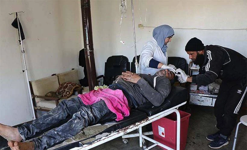 Esed rejiminin İdlib'e saldırısında 2'si ağır 7 sivil yaralandı