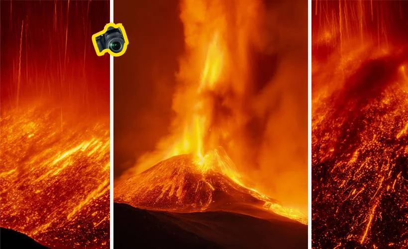 Etna'da korkutan patlama