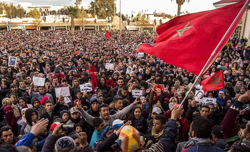Fas'ta yüzlerce kişi ekonomik darboğazı protesto etti
