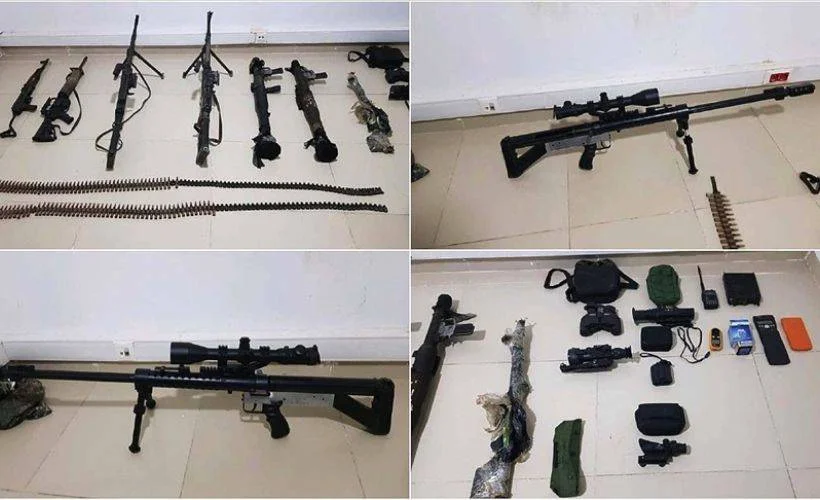 Gara'daki mağarada çok sayıda silah ve mühimmat bulundu