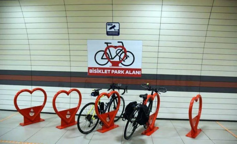 İstanbul Metrosuna Bisiklet Parkları