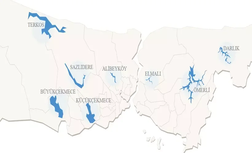 İstanbul'u besleyen su kaynakları nereden geliyor? İşte o liste