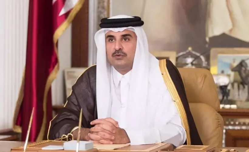 Katar Emiri Şeyh Temim, Libya Başkanlık Konseyi Başkanı Menfi'yi tebrik etti