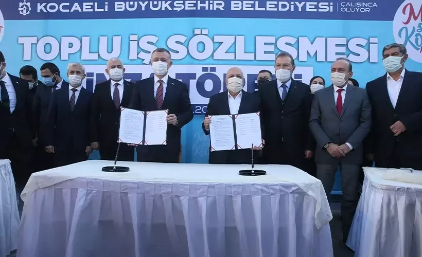 Kocaeli Büyükşehir Belediyesinde toplu iş sözleşmesi sevinci