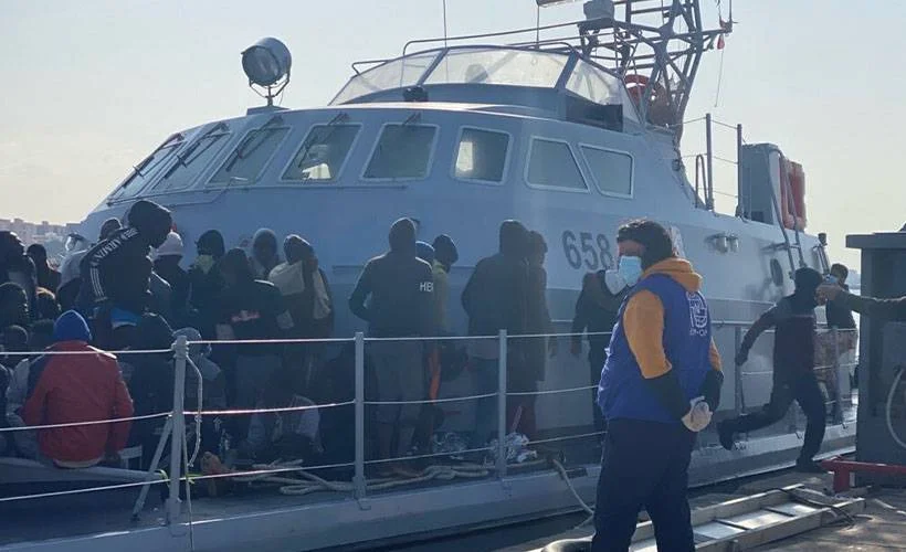 Libya sahil güvenliği Akdeniz'de 150'den fazla göçmeni yakaladı