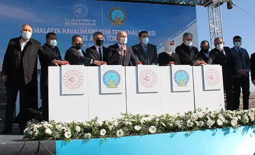 Malatya Havalimanı Yeni Terminal Binası'nın temeli atıldı