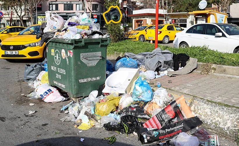 Maltepe halkı toplanmayan çöplerden rahatsız