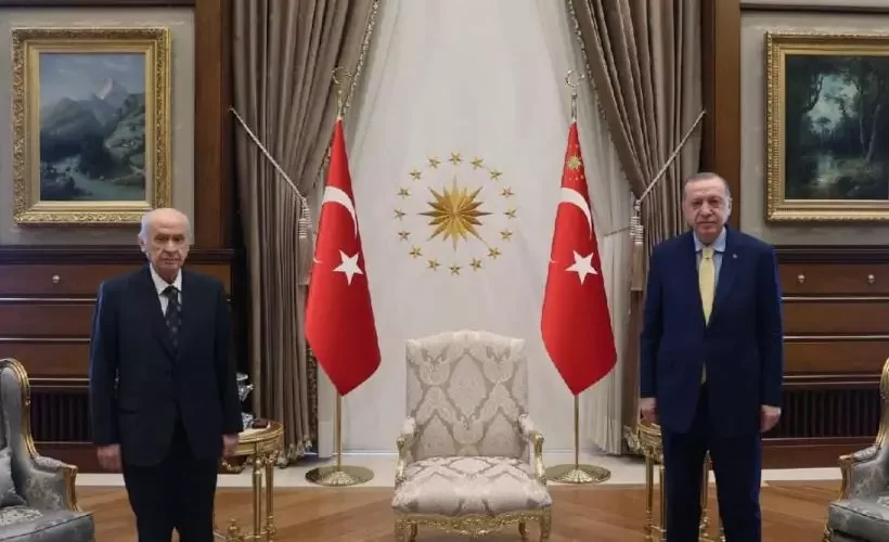 MHP lideri Bahçeli ve AYM Başkanı Arslan ile 'yeni anayasa' görüşmesi