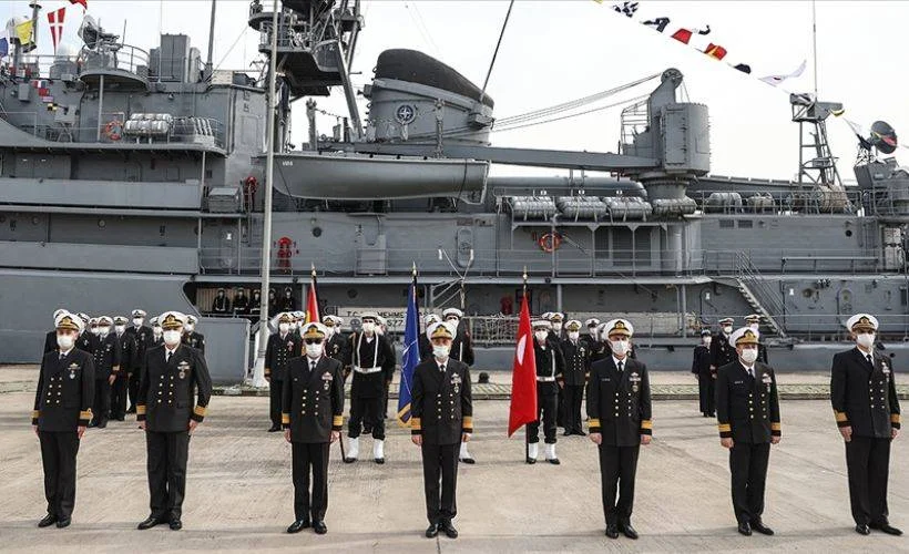 NATO Deniz Görev Grubu-2'nin komutası Türkiye'ye geçti