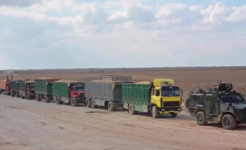 PKK/YPG'den kurtarılan silolardaki tahıllar sivil halka dağıtılıyor