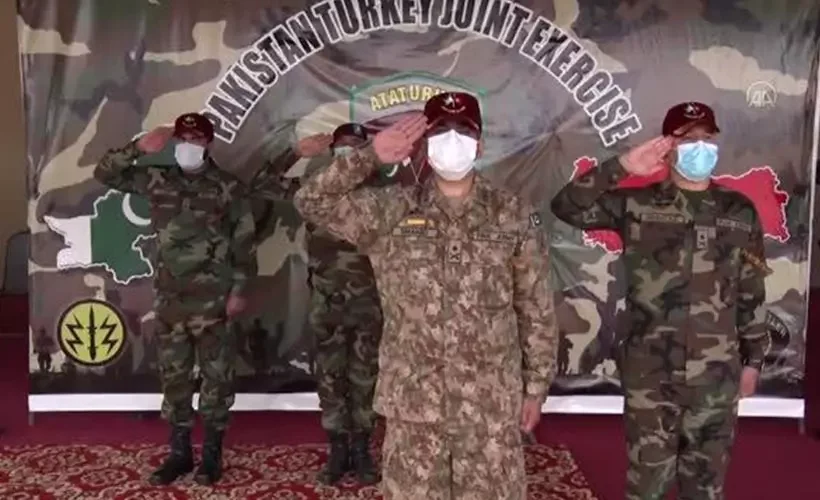 Türkiye ile Pakistan arasında icra edilen askeri tatbikat başladı