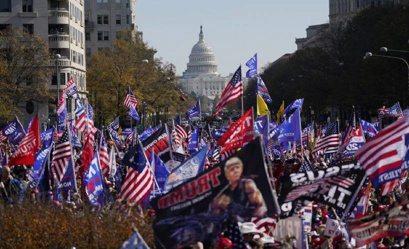 ABD'de Donald Trump'a destek yürüyüşü