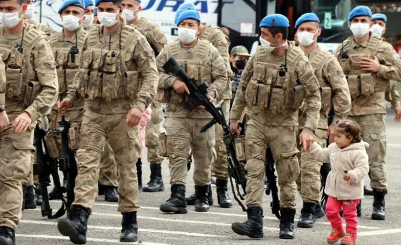 Afrin'de görev yapan jandarma komando birliği Elazığ'a döndü