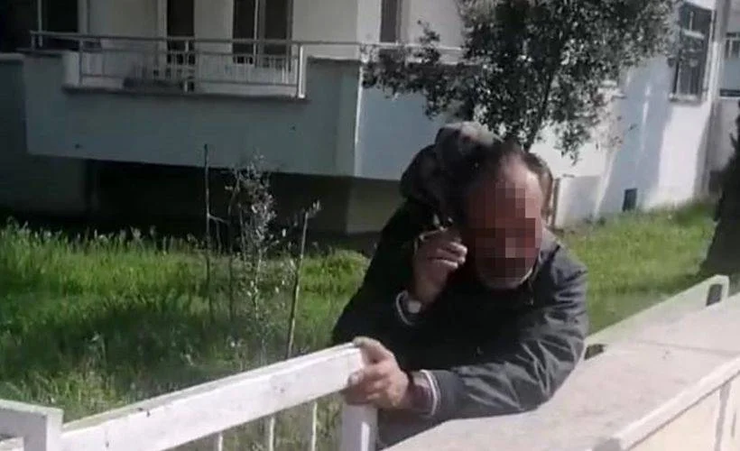Anne ve çocuğunu taciz eden kişiyi mahalleli dövdü