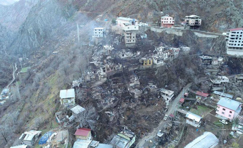 Artvin'deki yangının büyüklüğü gündüz gözüyle ortaya çıktı