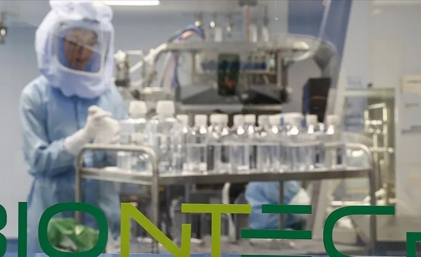 BioNTech'in aşı üretim tesisinden görüntüler