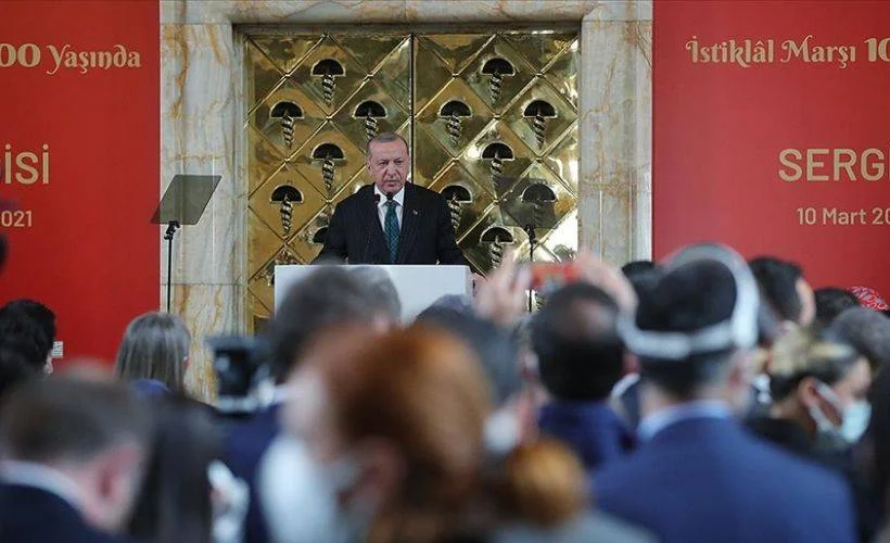Cumhurbaşkanı Erdoğan: Ülkemize dayatılmaya çalışılan modern Sevrleri yırtıp atıyoruz