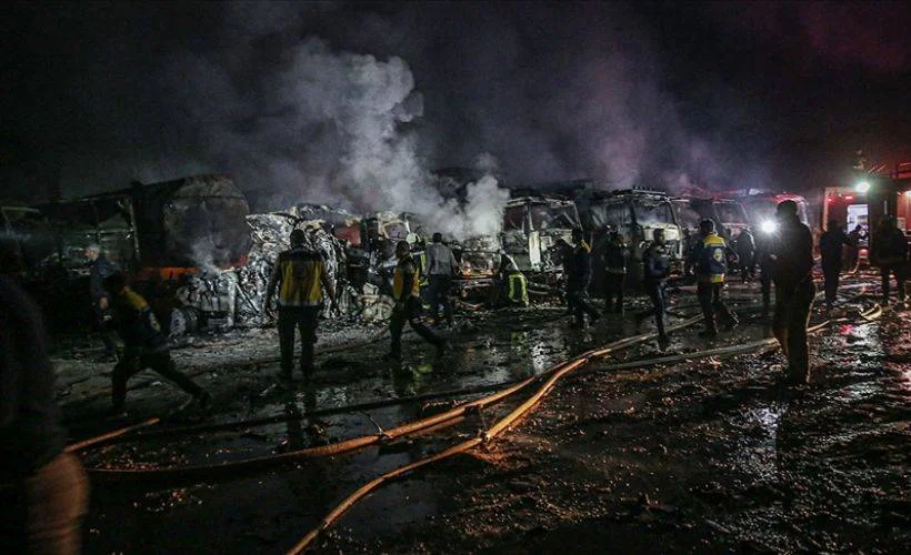 'Halep ve İdlib'de Esed rejimi ile Rus saldırılarını şiddetle kınıyoruz'