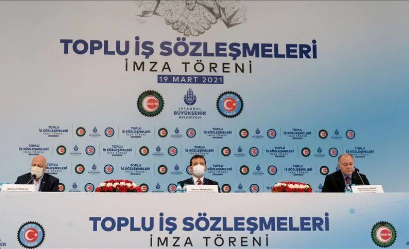 İBB'de yaklaşık 45 bin işçiyi kapsayan toplu iş sözleşmesi imzalandı