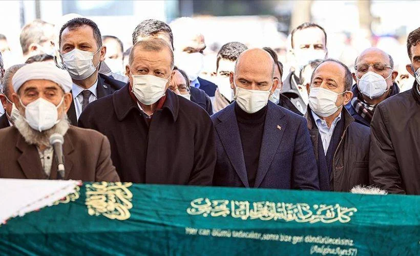 İçişleri Bakanı Soylu'nun annesi Servet Soylu son yolculuğuna uğurlandı