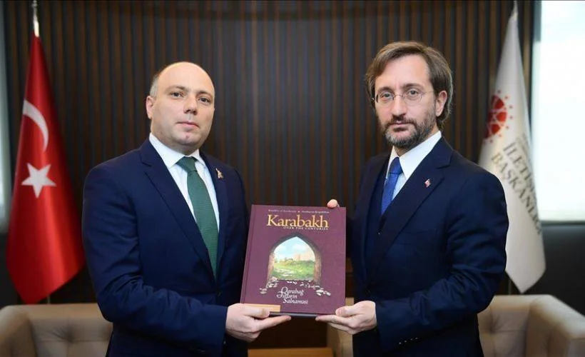 İletişim Başkanı Altun, Azerbaycan Kültür Bakanı Anar Kerimov ile görüştü