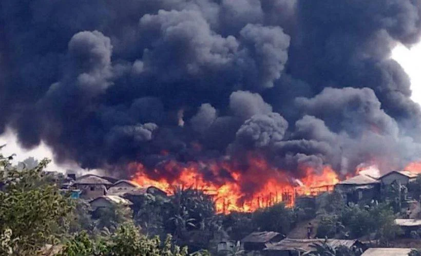Kamp yangınında ölen Arakanlı Müslüman sayısı 28 oldu