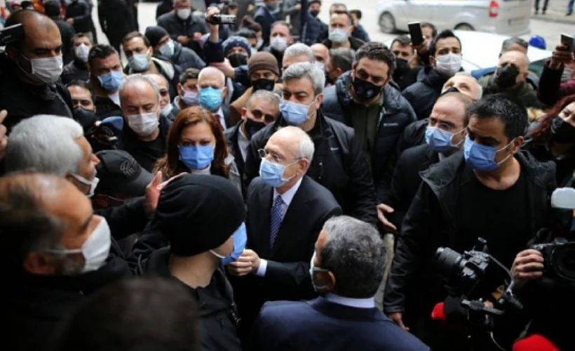 Kılıçdaroğlu'na vatandaşlar tepki gösterdi... Korumalar araya girdi