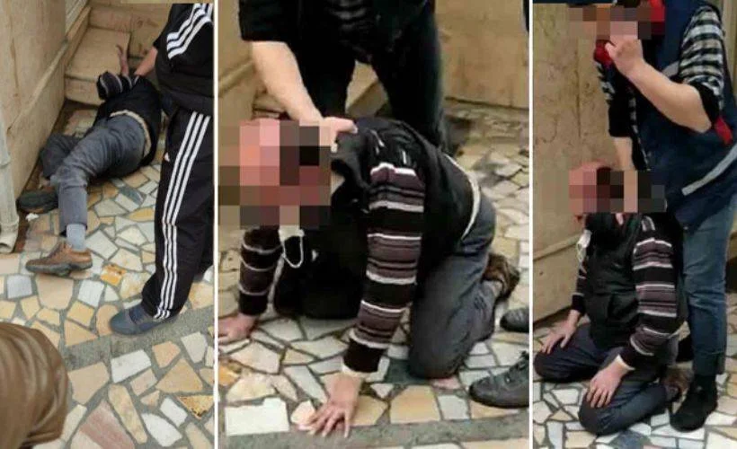 Kız çocuğunu taciz eden şüpheliyi çevredekiler yakaladı