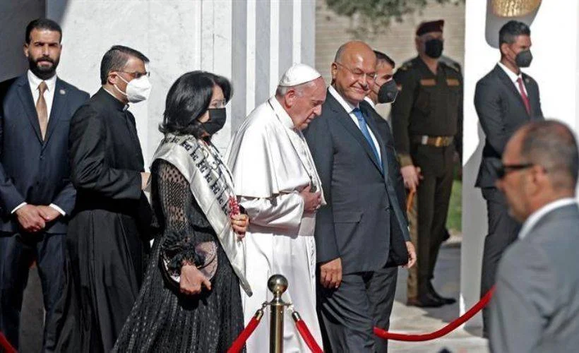Papa Francis, 4 günlük tarihi Irak ziyaretini tamamladı