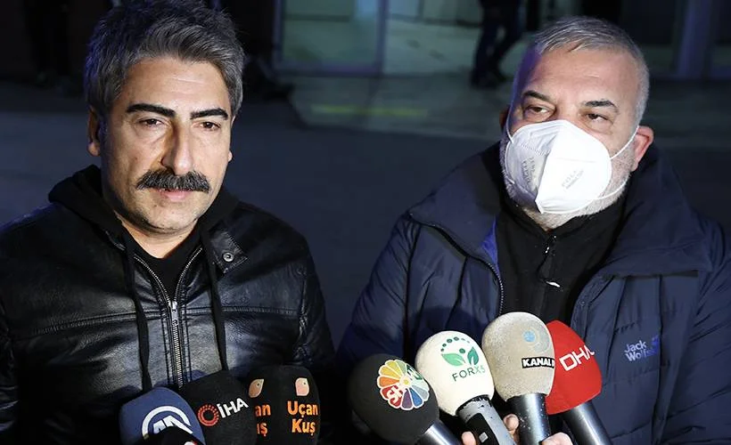Rasim Öztekin'in oyuncu dostları hastaneyi ziyaret etti