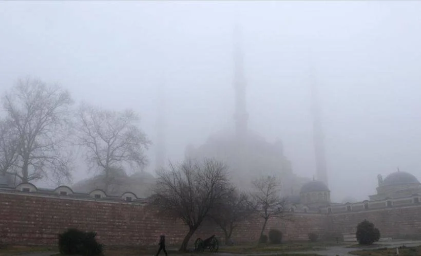 Selimiye Camii sisle perdelendi