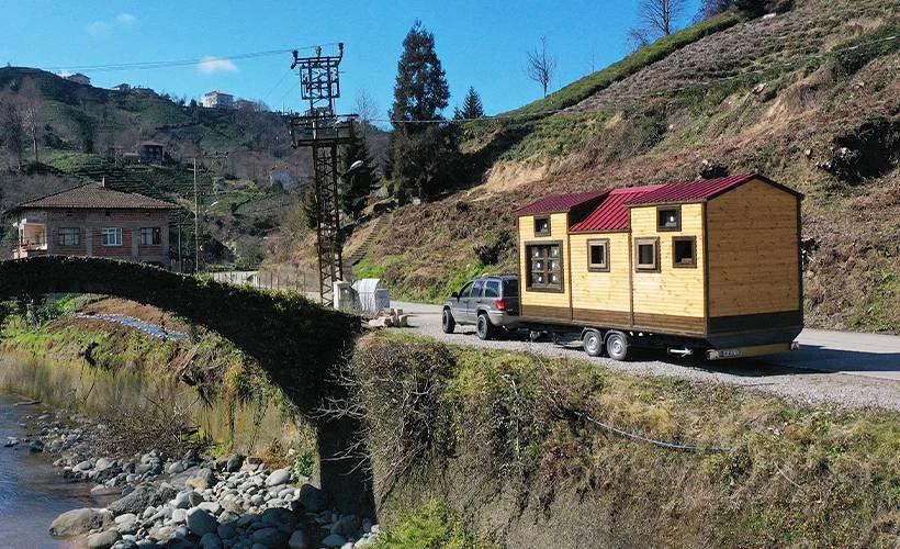Taşınabilir karavan tipi yayla evlere ilgi arttı