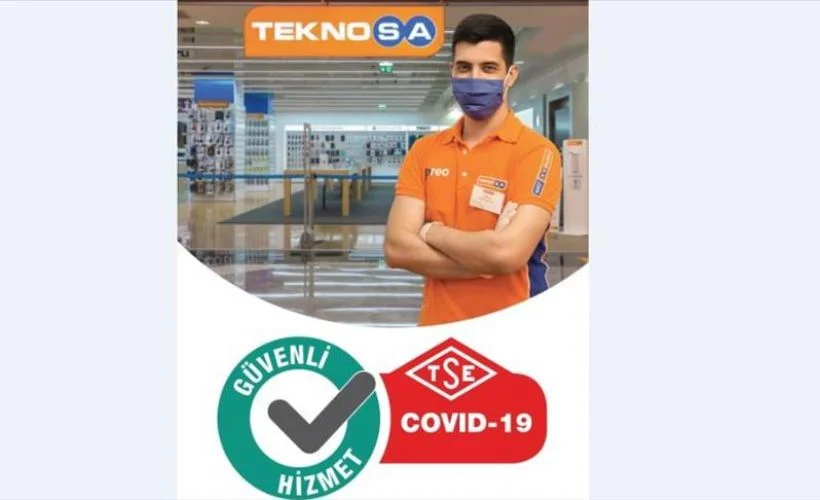 Teknosa, teknoloji perakendeciliğinde TSE Kovid-19 Güvenli Hizmet Belgesi alan ilk şirket oldu