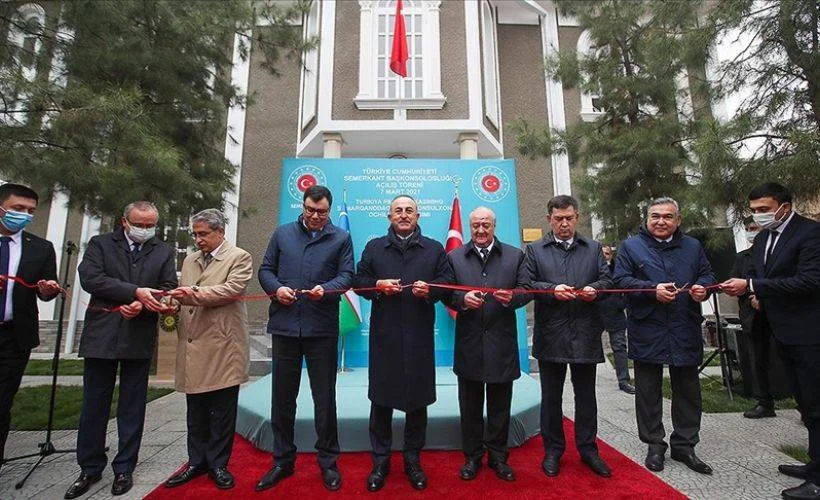 Türkiye'nin Semerkant Başkonsolosluğu açıldı