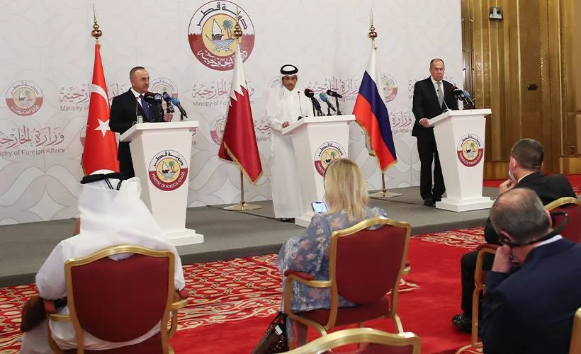 Türkiye, Rusya ve Katar'dan ortak 'Suriye'' açıklaması