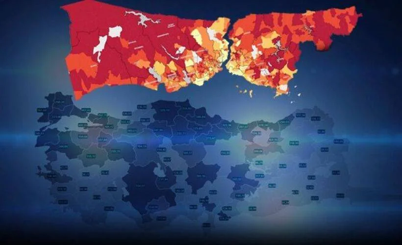 Yeni 'Vaka haritası' yayımlandı... İstanbul ile 4 şehirde durum vahim