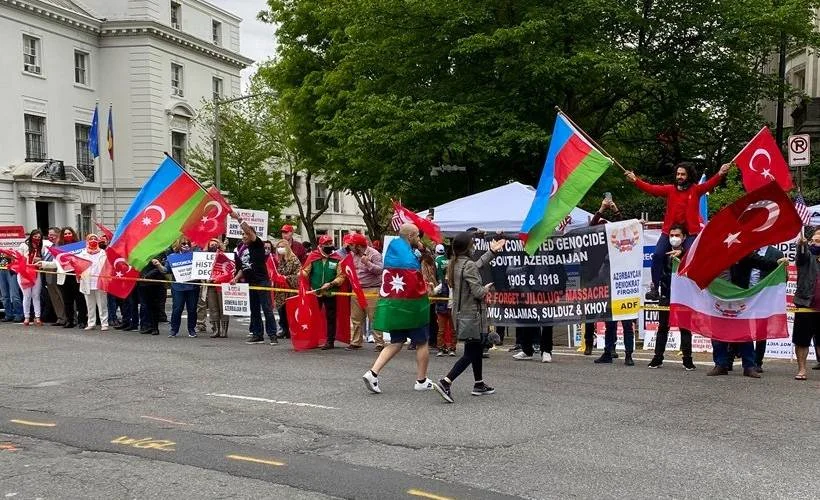 ABD'de yaşayan Türkler, Biden'ı protesto etti