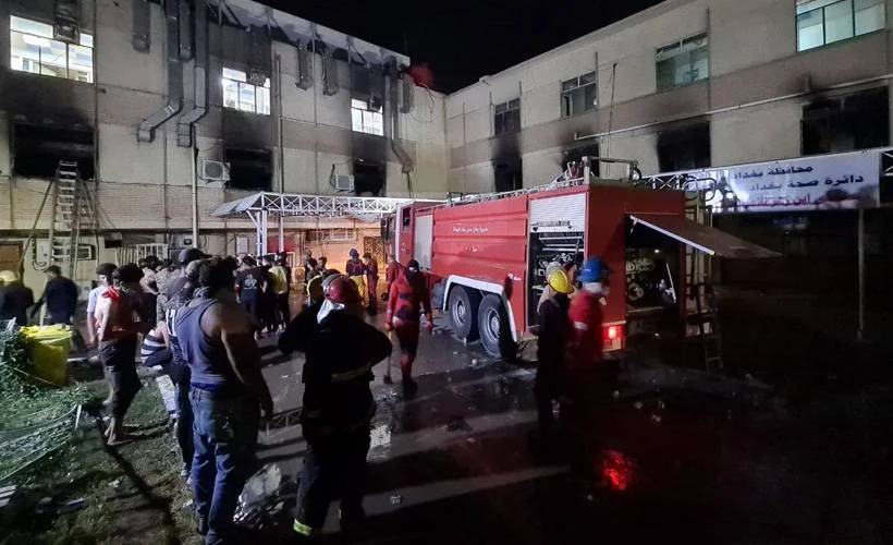 Bağdat'taki yangın faciasında ölü sayısı yükseliyor