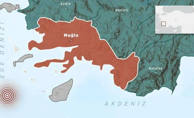 Datça açıklarında 4,1 büyüklüğünde deprem meydana geldi