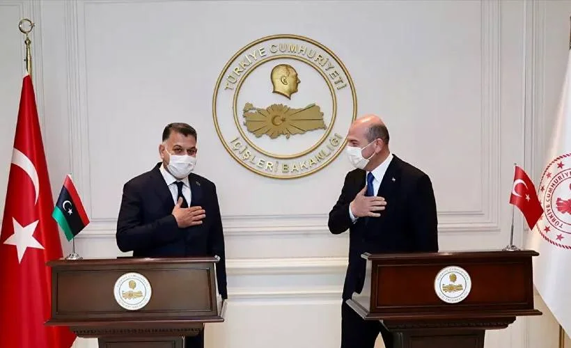 İçişleri Bakanı Soylu, Libyalı mevkidaşı ile görüştü